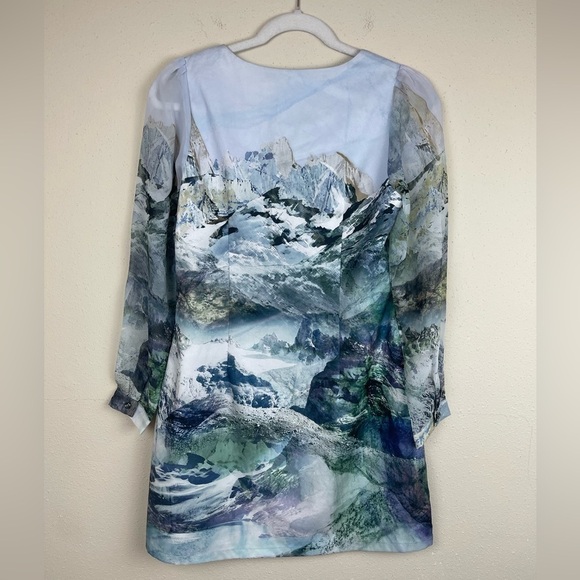 Yumi (UK) Japanese Mountain Wave‎ Shift Dress Size XS (D1-6) - Picture 6 of 7